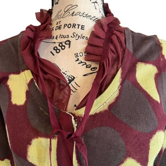 Simply Vera Wang Women's Ruffled Cardigan Boho Small - Picture 4 of 6